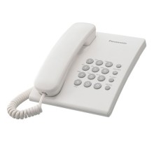 Телефон проводной Panasonic KX-TS2350RUW белый