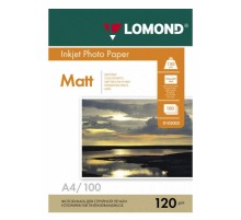 Фотобумага Lomond 0102003 A4/120г/м2/100л./белый матовое для струйной печати