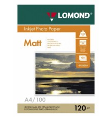 Фотобумага Lomond 0102003 A4/120г/м2/100л./белый матовое для струйной печати