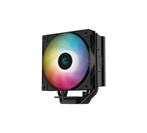 Кулер для процессора DEEPCOOL AG400 BK ARGB LGA1700/1200/115X/AM5/AM4 (18шт/кор, TDP 220W, PWM, ARGB Fan 120mm, 4 тепл. Трубки, черный) RET (AG400 BK ARGB) Кулер для процессора DEEPCOOL AG400 BK ARGB LGA1700/1200/115X/AM5/AM4 (18шт/кор, TDP 220W, PWM, ARGB Fan 120mm, 4 тепл. Трубки, черный) RET (AG400 BK ARGB)