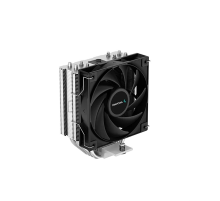 Кулер для процессора DEEPCOOL AG400 LGA1700/1200/115X/AM5/AM4 (18шт/кор, TDP 220W, PWM, Fan 120mm, 4 тепл. Трубки, черный) RET (AG400)