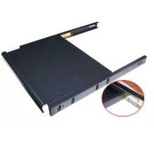 Полка выдвижная для клавиатуры Lanmaster TWT-CBB-SK-8/20 1U нагр.:20кг. 19" черный (упак.:1шт)