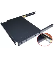 Полка выдвижная для клавиатуры Lanmaster TWT-CBB-SK-8/20 1U нагр.:20кг. 19" черный (упак.:1шт)