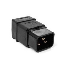 Вилка Lanmaster LAN-IEC-320-C20 IEC 60320 C20 16A 250V black