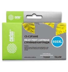 Картридж струйный Cactus CS-C2P26AE №935XL желтый (14.6мл) для HP DJ Pro 6230/6830