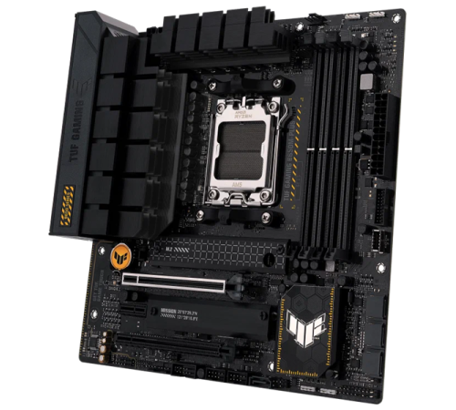 Материнская плата ASUS TUF GAMING B650M-PLUS WIFI, Socket AM5, B650, 4*DDR5, HDMI+DP, 4xSATA3 + RAID, M2, Audio, Gb LAN, USB 3.2, USB 2.0, mATX; 90MB1BF0-M0EAY0 (TUF GAMING B650M-PLUS WIFI)