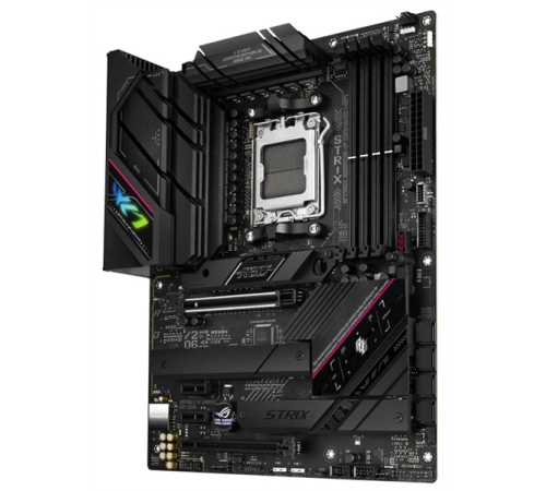 Материнская плата ASUS ROG STRIX B650E-F GAMING WIFI, Socket AM5, B650, 4*DDR5, HDMI+DP, 4xSATA3 + RAID, M2, Audio, Gb LAN, USB 3.2, USB 2.0, ATX; 90MB1BQ0-M0EAY0 (ROG STRIX B650E-F GAMING WIFI)