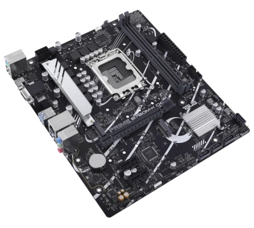 Материнская плата ASUS PRIME B760M-K D4, LGA1700, B760, 2*DDR4, HDMI+VGA, 4xSATA3 + RAID, M2, Audio, Gb LAN, USB 3.2, USB 2.0, mATX; 90MB1DS0-M0EAY0 (PRIME B760M-K D4)