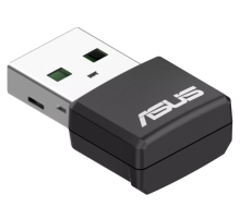 Адаптер ASUS USB-AX55 NANO // WI-FI 802.11ax/ac/a/g/n, 400 + 867 Mbps USB 3.0 Adapter + 2 антенны ; 90IG06X0-MO0B00 (USB-AX55 NANO)