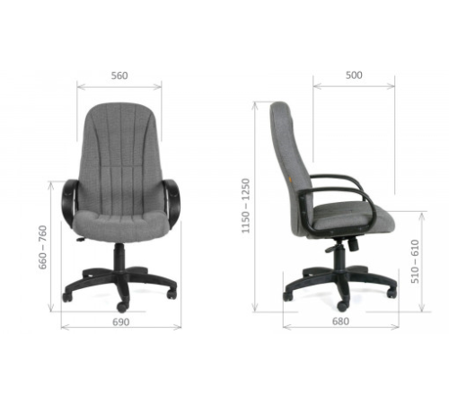 Офисное кресло Chairman    685    Россия     10-356 черный NEW (7016898)