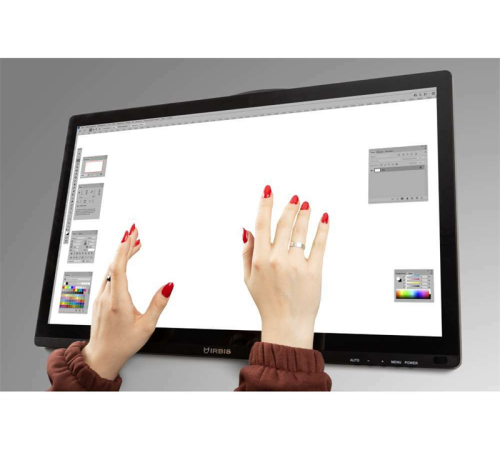 Монитор IRBIS SMARTVIEW 27'' LED Monitor Touch 1920x1080, 16:9, IPS, 250 cd/m2, 1000:1, 3ms, 178°/178°, VGA, HDMI, DP, USB, Audio output, 75Hz, Tilt, Height, Swivel, Pivot, Speakers,., Black NEW (ISM27FIDT)