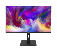 Монитор IRBIS SMARTVIEW 27'' LED Monitor 2560x1440, 16:9, IPS, 300 cd/m2, 1000:1, 3ms, 178°/178°, HDMI, DP, USBх3, Audio output, Pjack, 75Hz, Height, Tilt, Swiv, Pivot, Speakers, внутр. бп, Black NEW (ISM27QIDL)