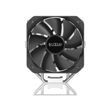 Кулер для процессора PCCooler Paladin 400 S115X/1200/1700/AM4 (20 шт/кор, TDP 200W, 130mm PWM FAN, 4 тепловые трубки 6мм, 800-1600RPM, 18-28,6dBa) (Paladin 400)
