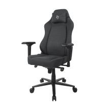 Компьютерное кресло (для геймеров) Arozzi Primo Woven Fabric - Black - Grey logo