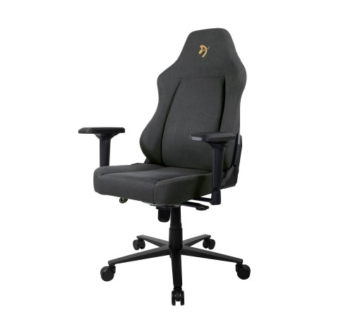 Компьютерное кресло (для геймеров) Arozzi Primo Woven Fabric - Black - Gold logo Компьютерное кресло (для геймеров) Arozzi Primo Woven Fabric - Black - Gold logo