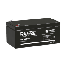 Delta DT 12032 (3.2 А\ч, 12В) свинцово- кислотный аккумулятор