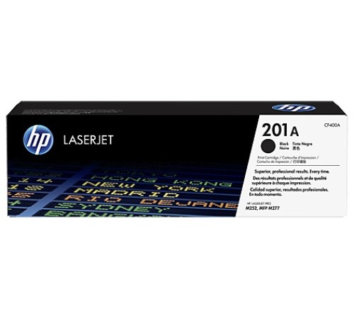 Картридж лазерный HP 201A CF400A черный (1500стр.) для HP CLJ Pro M252/M277