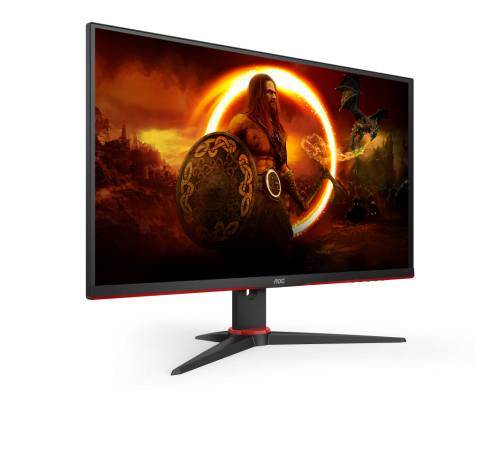 Монитор LCD 27'' 16:9 2560х1440(WQHD) VA, nonGLARE, 75 Гц, 250cd/m2, H178°/V178°, 3000:1, 80M:1, 16,7 миллионов цветов, 4ms, 2xHDMI, DP, Height adj, Pivot, Tilt, Swivel, Audio out, 3Y, Black-Red