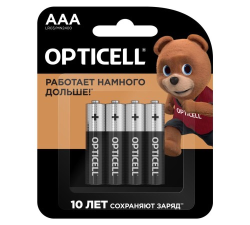 Батарея BASIC AAA 4 PCX 5051002 OPTICELL Батарея BASIC AAA 4 PCX 5051002 OPTICELL