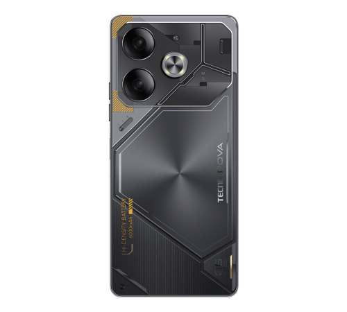 LI7 POVA 6 256+12 Meteorite Grey, 6.78" Asahi Glass, 20:9, 2436 x 1080 Mpix, 2.2GHz, 8 Core, 12GB RAM, 256GB, up to 1TB flash, 108Мп+AI/32Мп, 2 Sim, 4G, BT v5.3, WiFi 802.11 b/g/n, GPS/AGPS, GLONASS, NFC, Type-C, 6000mAh, Android 14, 225g, 165,5 ммx7
