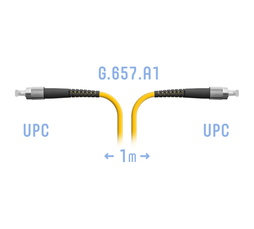 Патчкорд оптический FC/UPC SM G.657.A1 1 метр