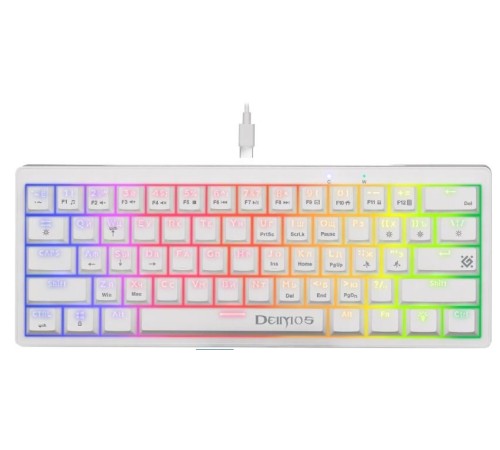 Клавиатура MECHANICAL DEIMOS GK-303 RU RGB 45304 DEFENDER Клавиатура MECHANICAL DEIMOS GK-303 RU RGB 45304 DEFENDER