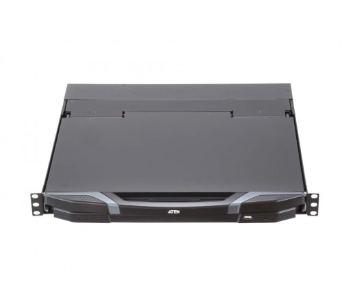 KVM-консоль ATEN CL3800NW-ATA-RG для рэкового шкафа 19", выдвижная, Dual Rail, экран 18.5", Full HD, кабель 1.8 ATEN CL3800NW