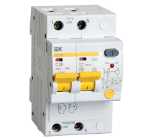 Iek MAD12-2-020-C-030 Диф.автомат АД12М 2Р С20  30мА ИЭК