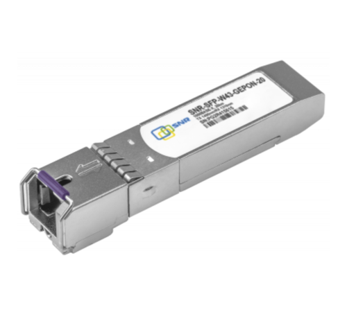 Модуль SFP WDM GEPON, дальность до 20км (32dB), Tx/Rx: 1490/1310нм