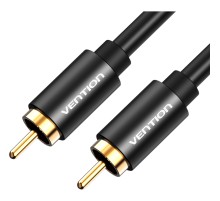 Кабель Vention аудио RCA M/RCA M - 1м Чёрный Кабель Vention RCA(m)/RCA(m) - 1 м (VAB-R09-B100)