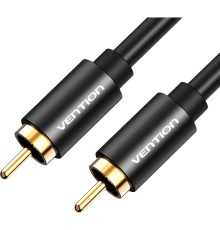 Кабель Vention аудио RCA M/RCA M - 1м Чёрный Кабель Vention RCA(m)/RCA(m) - 1 м (VAB-R09-B100)