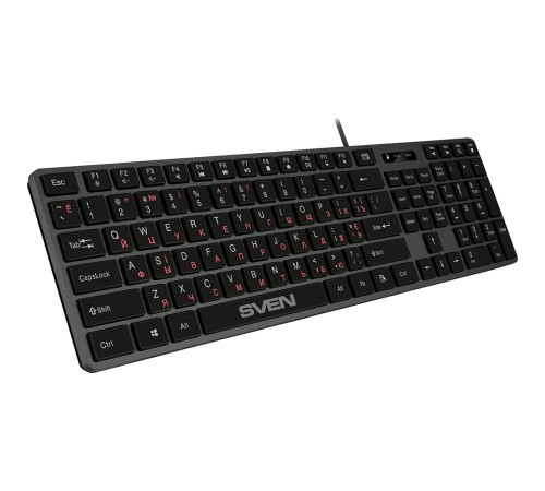 Клавиатура SVEN KB-E5000 серый металлик (109 кл.+12Fn) Sven SV-020545