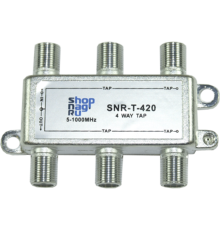 Ответвитель абонентский SNR-T-412 на 4 отвода, вносимое затухание IN-TAP 12dB.