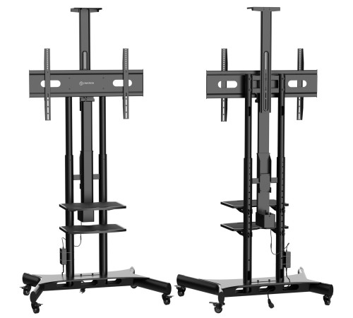 Мобильная МОТОРИЗОВАННАЯ стойка ONKRON на 1 ТВ ONKRON TS1881 Elift BLACK