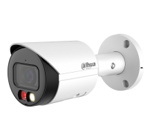 Уличная цилиндрическая IP-видеокамера Full-color с ИИ2Мп; 1/2.8" CMOS; объектив 3.6мм; WDR(120дБ); чувствительность 0.002лк@F1.6 сжатие: H.265+, H.265, H.264+, H.264, MJPEG; 2 потока до 2Мп@25к/с; видеоаналитика: SMD Plus (Умная детекция движения) Da