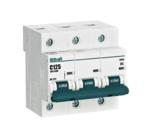 Выключатель автоматический модульный 3п C 125А 10кА ВА-201 DEKraft 13027DEK
