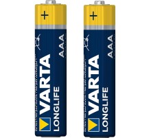 Батарейка Varta LONGLIFE LR03 AAA BL2 Alkaline 1.5V (4103) (2/20/100) Varta LONGLIFE LR03 AAA (04103101412)