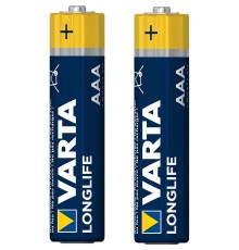 Батарейка Varta LONGLIFE LR03 AAA BL2 Alkaline 1.5V (4103) (2/20/100) Varta LONGLIFE LR03 AAA (04103101412)