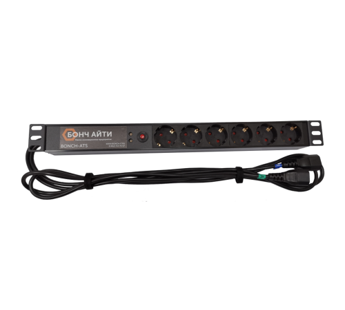 Блок розеток с АВР BONCH-ATS/PDU 8A-6S-C14/C14