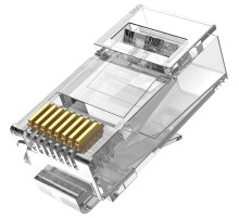 Коннектор Vention RJ45 (8p8c), UTP, cat. 6A, под витую пару (50шт.) Vention Коннектор Vention RJ45 (8p8c), UTP, cat. 6A, под витую пару (50шт.) (IDGR0-50) (IDGR0-50)