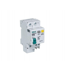 Выключатель автоматический дифференциального тока 2п (1P+N) C 16А 30мА тип AC ДИФ-101 со встроен. за