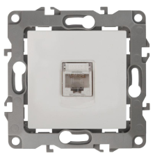 Розетка компьютерная Эра12 12-3107-01 RJ45 бел. Эра Б0014723