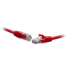 Коммутационный шнур U/UTP 4-х парный cat.5e 1.5м PVC standart красный