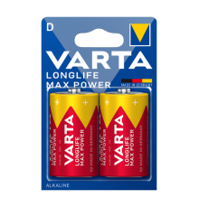 Батарейка Varta LONGLIFE MAX POWER (MAX TECH) LR20 D BL2 Alkaline 1.5V (4720) (2/20/100) (2 шт.) VARTA 04720101402