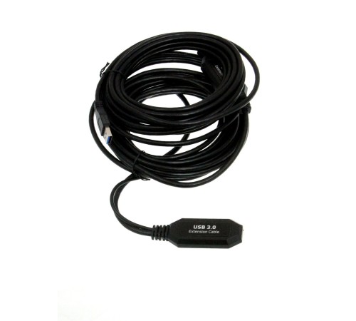 VCOM CU827-10M Кабель-адаптер USB3.0-repeater, удлинительный активный <Am-->Af> 10м <CU827-10M>[6937510855117]