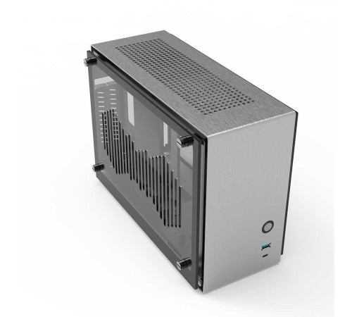 Корпус MINITOWER MITX W/O PSU M2 MINI SILVER ZALMAN