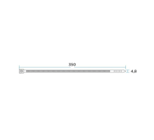 Rexant (07-0351) Хомут nylon 5.0 х 350 мм 100шт черный