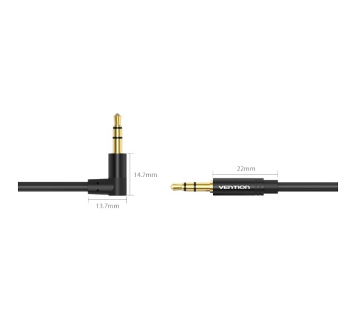 Кабель Vention аудио Jack 3,5 mm M/Jack 3,5 mm M угол 90 - 1,5м Черный Кабель Vention mini jack 3.5 mm(m)/mini jack 3.5 mm(m) - 1.5 м (BAKBG-T) Кабель Vention аудио Jack 3,5 mm M/Jack 3,5 mm M угол 90 - 1,5м Черный Кабель Vention mini jack 3.5 mm(m)/mini jack 3.5 mm(m) - 1.5 м (BAKBG-T)