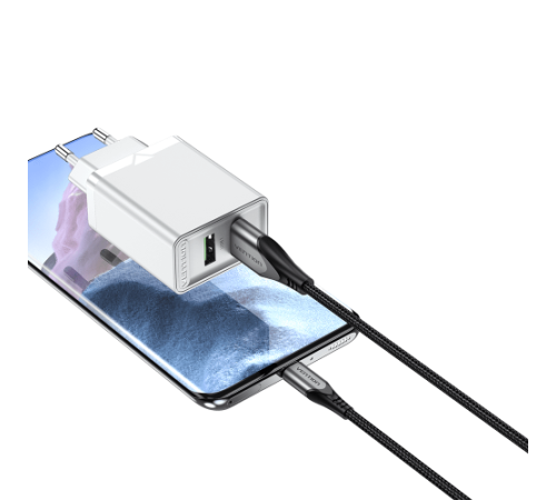 Сетевое зарядное устройство Vention на 2 порта USB (A+A) QC 3.0 Белый Vention FBAW0-EU