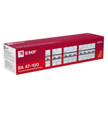 Выключатель автоматический модульный 3п C 20А 10кА ВА 47-100 PROxima EKF mcb47100-3-20C-pro